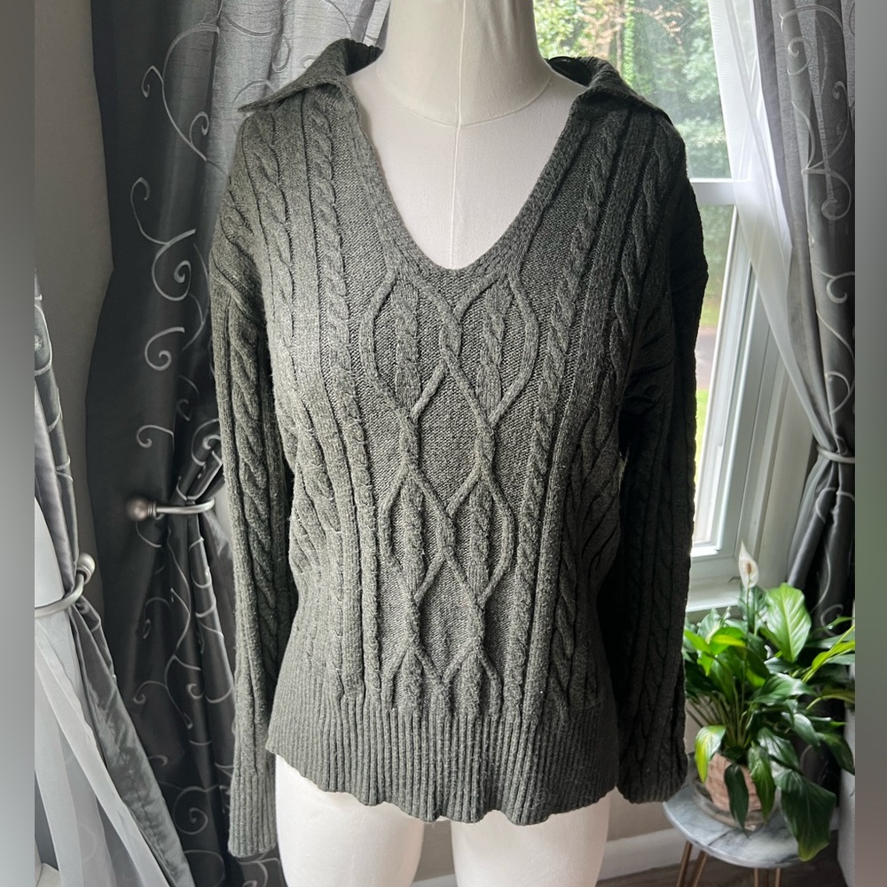 St. John's Bay Cable Knit Pullover